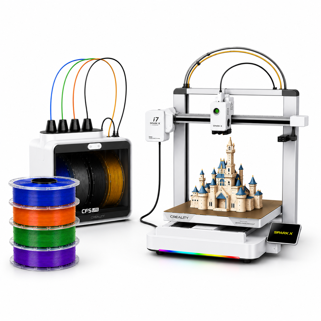 🎉 Spark X i7 + 4 FREE Rolls of 3D Fusion PLA Speed July & August 2026 Special