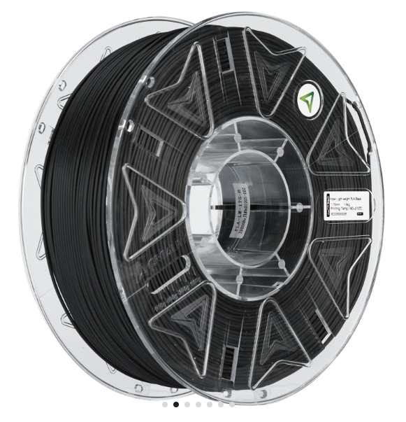 Creality Hyper Foamed Lightweight PLA Filament Black 1.75mm 1Kg