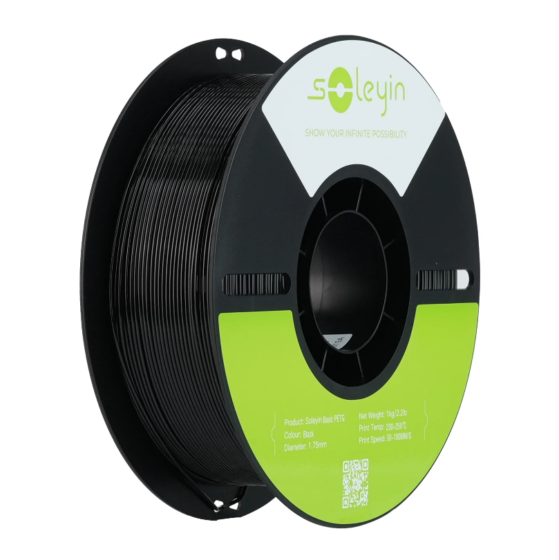 Soleyin Basic PETG Black 1.75mm 1KG