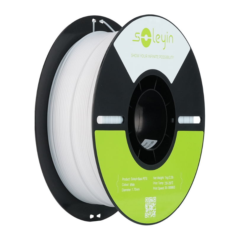 Soleyin Basic PETG White 1.75mm 1KG