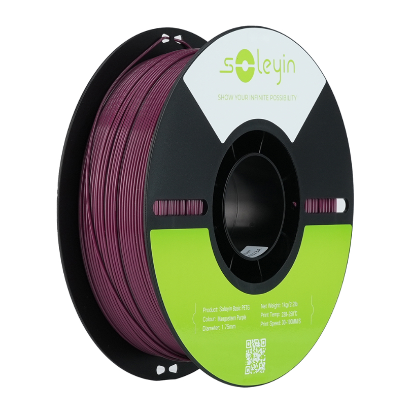 Soleyin Basic PETG Mangosteen Purple 1.75mm 1KG
