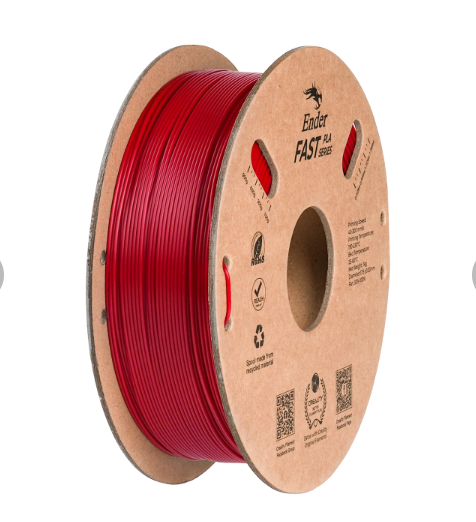 Creality Ender PLA Speed Filament 1kg Fire Red – 300mm/s – 1.75mm