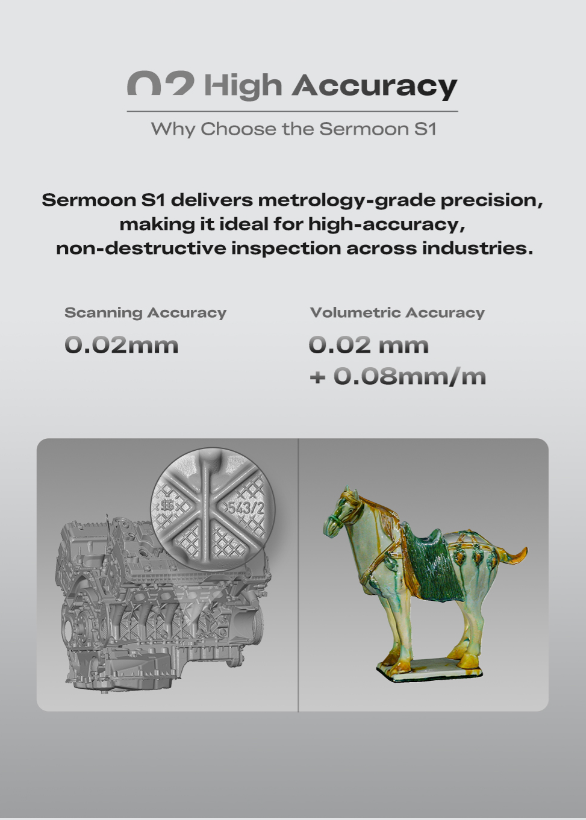 Creality Sermoon S1 Professional Hybrid Blue Laser 3D Scanner - Image 5